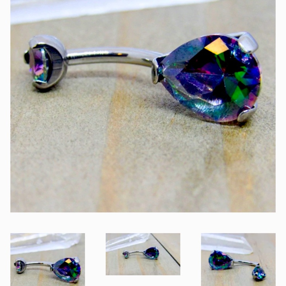 Sparkly Navel Belly Ring🌹
